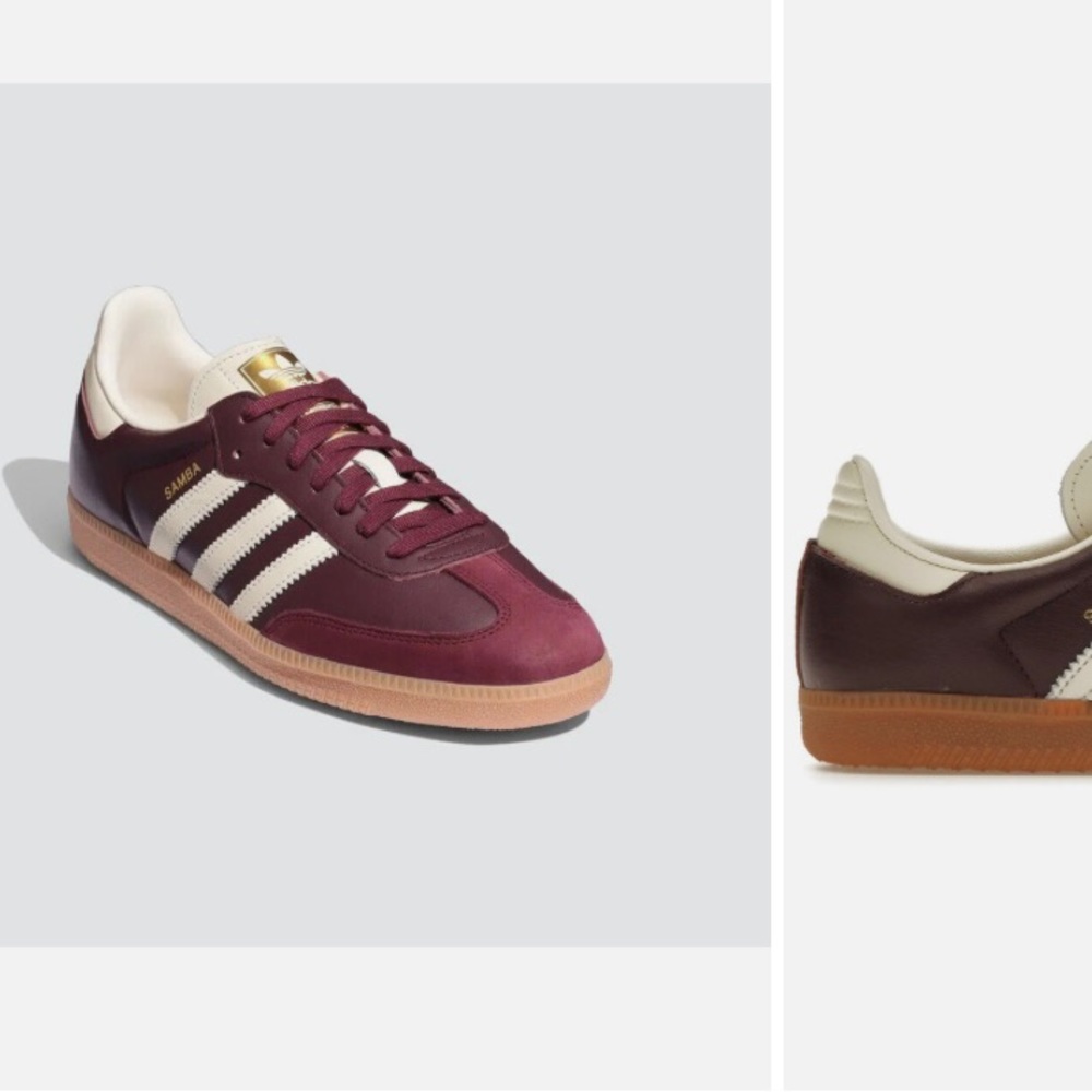 MAROON WOMEN’S SAMBAS BRAND NEW